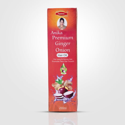 Anika Premium Ginger Onion Hair Oil - Nourish and Strengthen Your Locks for Luxuriously Long and Strong Hair