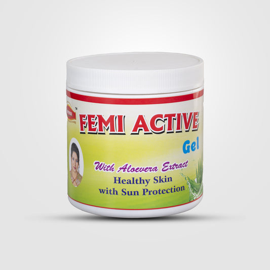 Femi Active Gel - Aloe Vera Infused Skin Care with Sun Protection